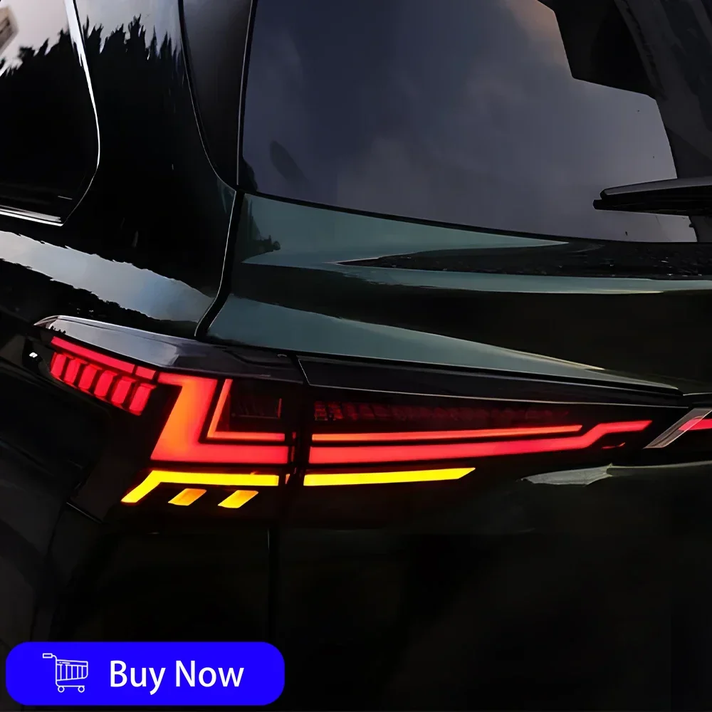 

Для Toyota Sienna 2021-2024 автомобильные задние фонари в сборе, светодиодные автоматические задние фонари, новое обновление, противотуманный тормоз, указатель поворота, аксессуары