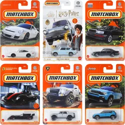 Scatola di fiammiferi originale auto 1/64 Diecast Nouveu wisarding World Ford Anglia Porsche 911 Gt3 modello di veicolo giocattoli per ragazzi regalo di compleanno