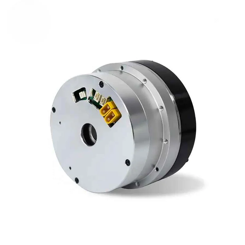 6.1A 36V 48v 500W 30 40 RPM Compact Small Size CANopen Robot Joint Module Hollow Harmonic Rotary Actuator Motor