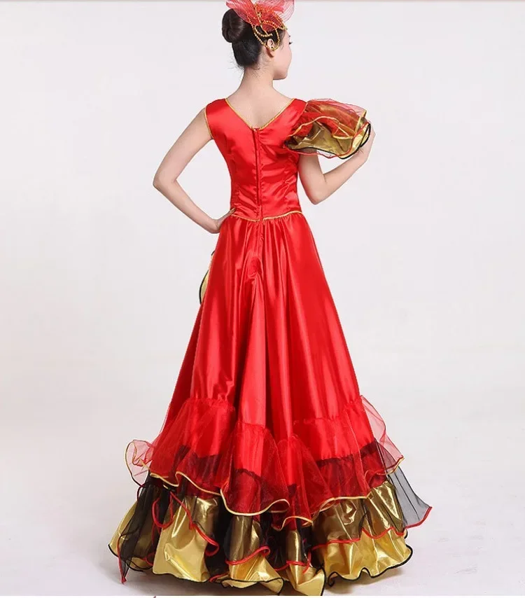 Flamenco Dance Dress Opening Dance Dazzling Dress Adult New Modern Atmosphere Performance  Bullfighting Dance Performance Dress