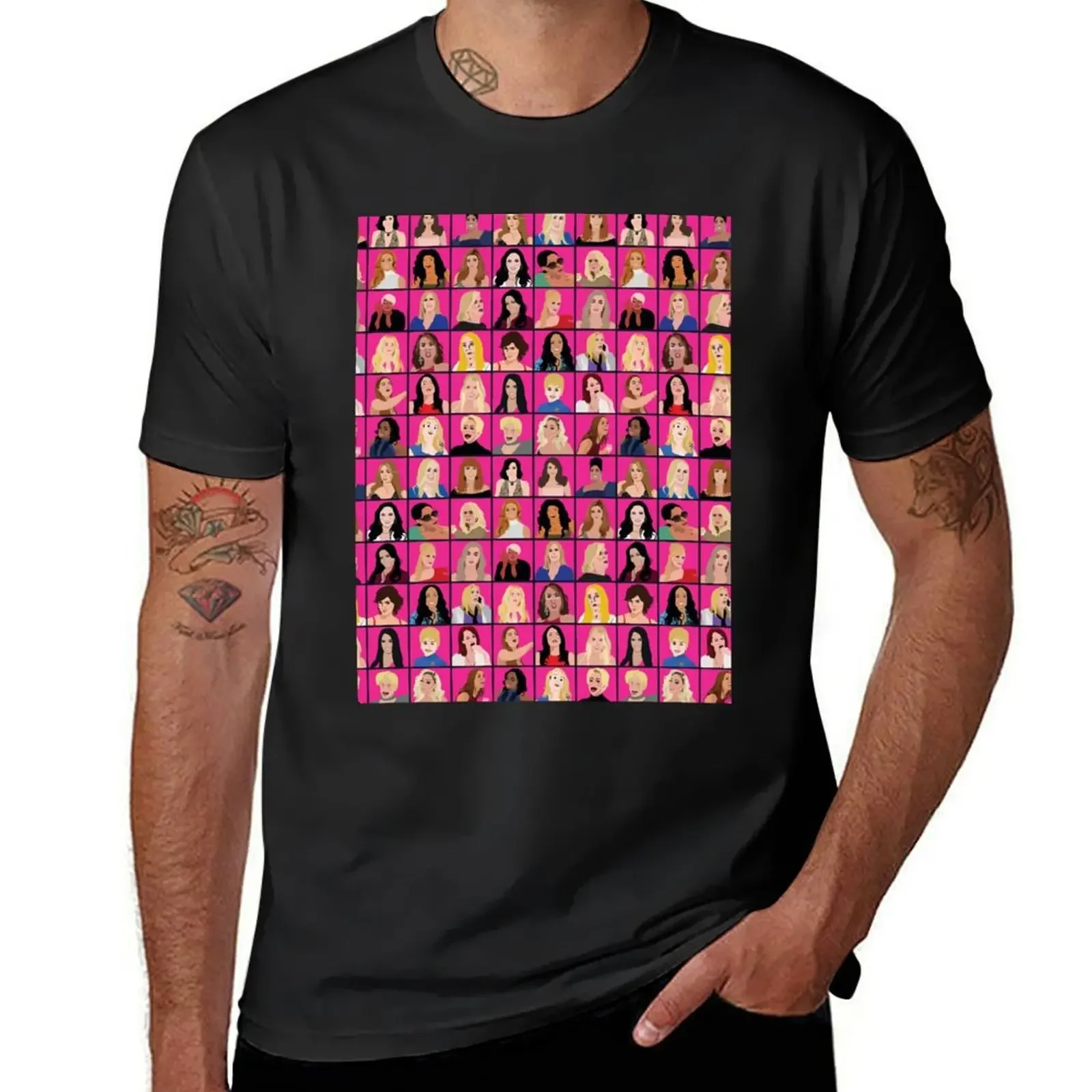 Real Housewives All Stars Graphic T-Shirt Blouse custom t shirt slim fit t shirts for men