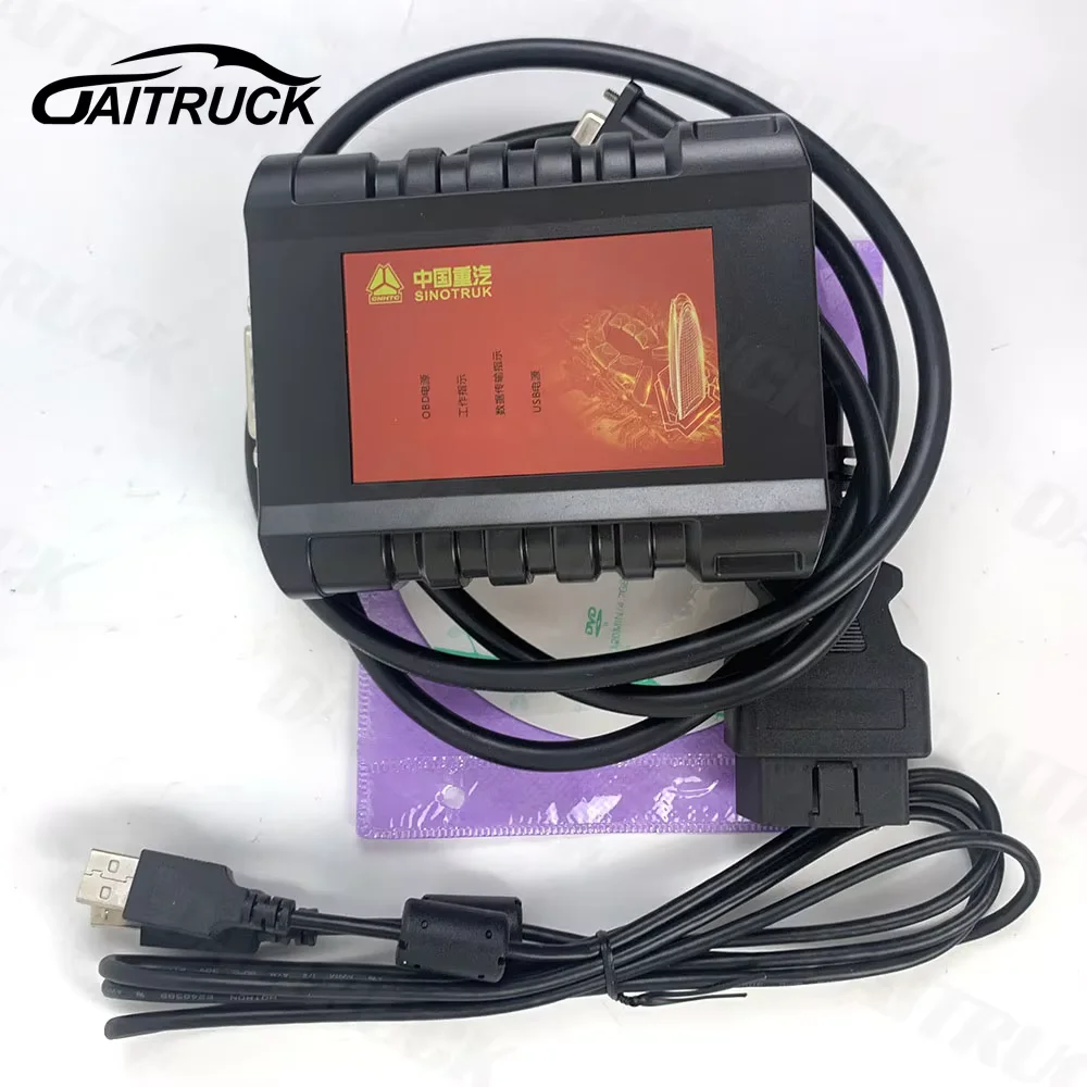 For Sinotruck EOL OBD Diesel Truck Scanner Diagnostic Tool for HOWO A7/T7H/Sitrak/Hohan Diagnostic Tool