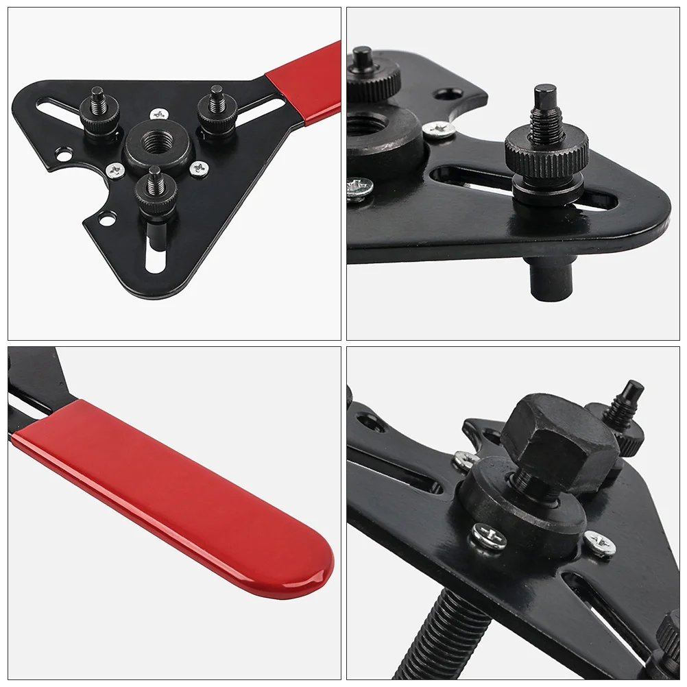 

1 комплект, комплект для разборки муфты компрессора автомобильного кондиционера, прочный стальной инструмент для снятия сцепления, практичный дизайн, комплект для разборки A/