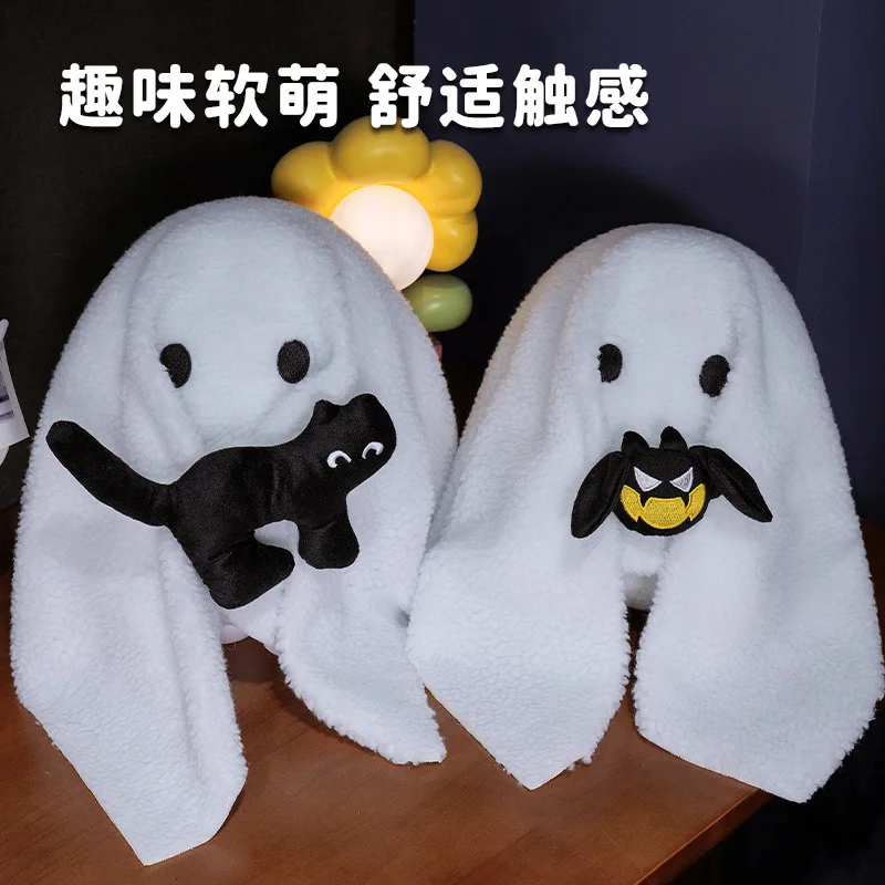 인터넷 유명인 신제품 할로윈 크리스마스 재미있는 유령 호박 플러시 베개 인형, 가정 및 자동차 장식 휴일 선물