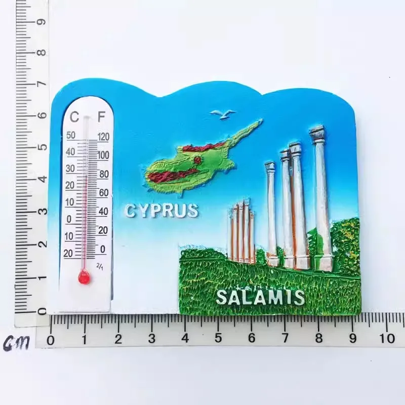 Cyprus Love in the beach scenery Travel souvenirs Refrigerator stickers magnets gifts Handicrafts home decor