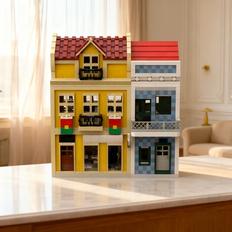 

3357pcs MOC Lisbon 2 Modular Streetscape Model Building Blocks Creative Display Gift Collectible Decor Kids Premium Adult Desk