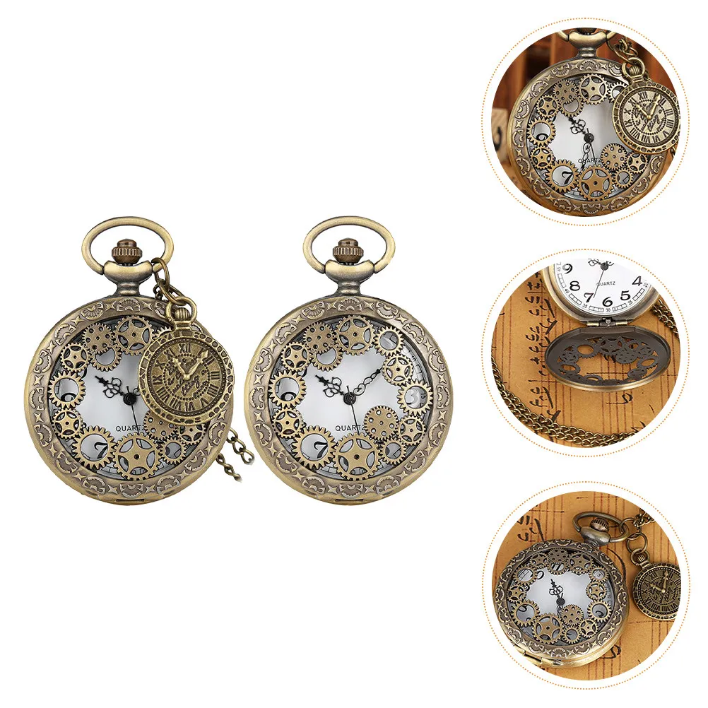 2-pecas-relogio-de-bolso-vintage-com-mostrador-romano-e-engrenagens-visiveis-pingente-de-colar-classico-retro-com-corrente-pequeno-e-leve