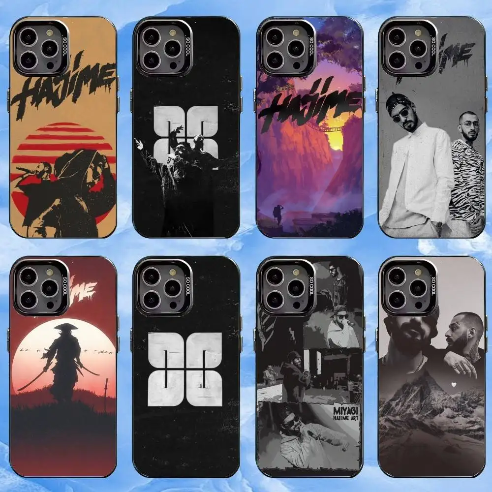 

MiyaGi-Andy-Panda Phone Case For iPhone17,16,15,14,13,12,11 Plus,Pro Max Black Candy silver phone case