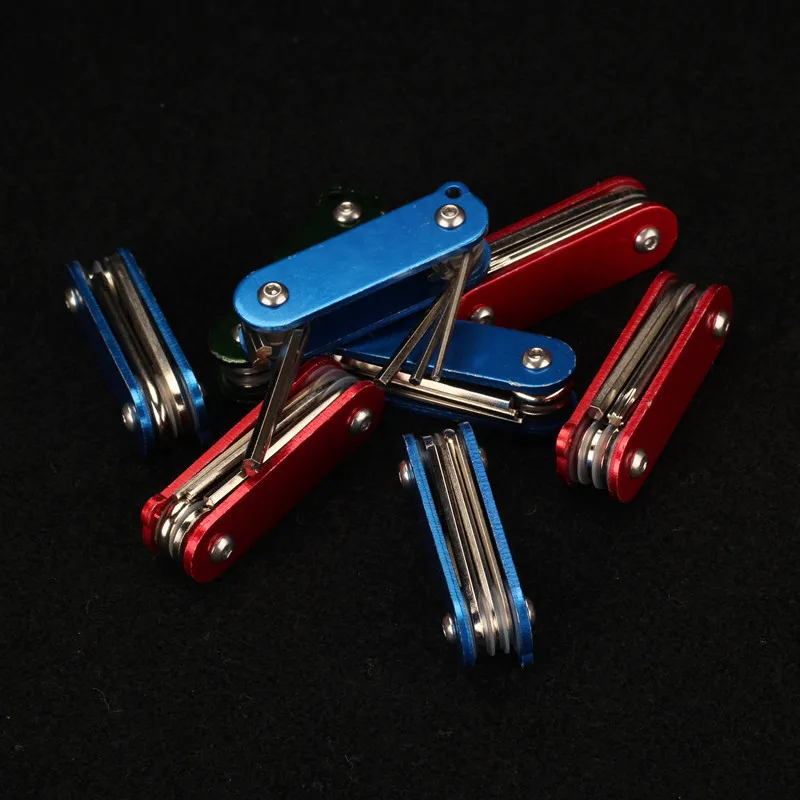 1PCS T15 Foldable Hexagonal Wrench Outdoor Competitive Multifunctional Slingshot Wrench Outdoor Slingshot Accessories