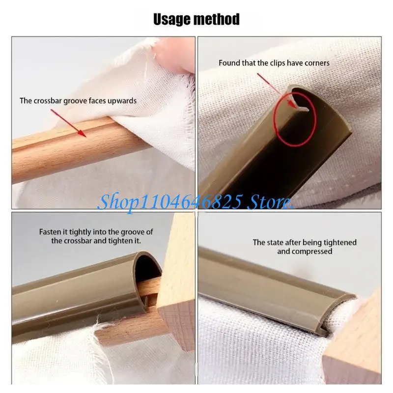 Adjustable Stitching Frame Wooden Embroidery Craft Tool for Needlecraft Sewing
