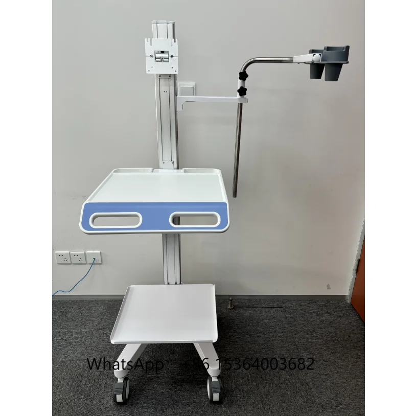 

Portable Customized Laryngoscope Trolley Endoscope Trolley Gastroscopy Trolley Medical Computer Cart