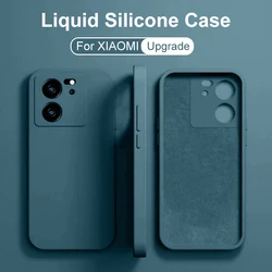 Upgraded Liquid Silicone Case For Xiaomi Redmi Note 13 12 Turbo 11 Pro Mi 14 13 12 Ultra Lite 11T 12T 13T Cases Shockproof Cover