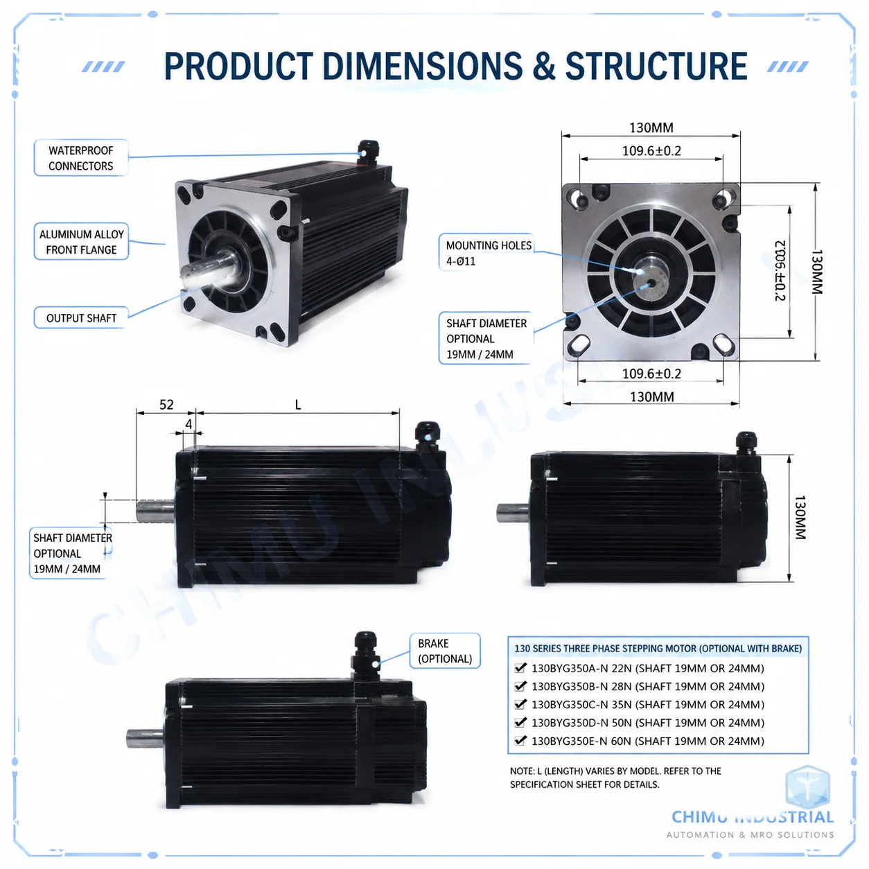 【CHIMU INDUSTRIAL】 for 80ST-M0 - đánh giá và giá Servo Driver 750W Ac Servo Motor