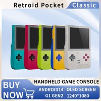 Retroid Pocket Classic RP Classic Retro Handheld Video Game Console 5000mAh Battery 3.92 AMOLED Screen Android 14 PSP PS2 Gaming
