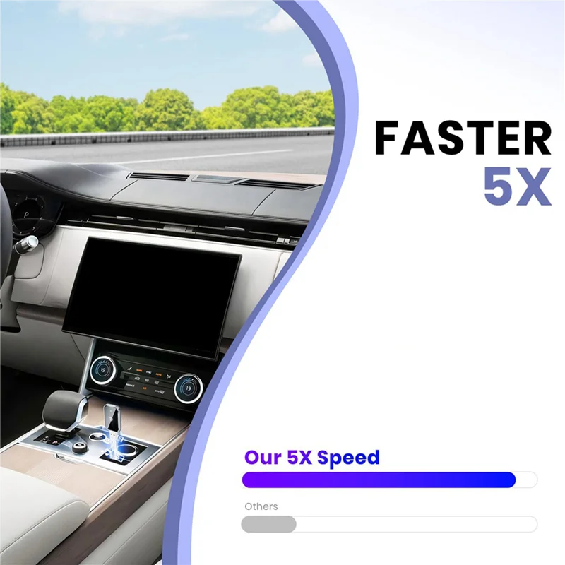 AS95-3X Беспроводной адаптер Carplay для Iphone, преобразование подключения к беспроводению, мини-размер, USB и USB-C, без задержки