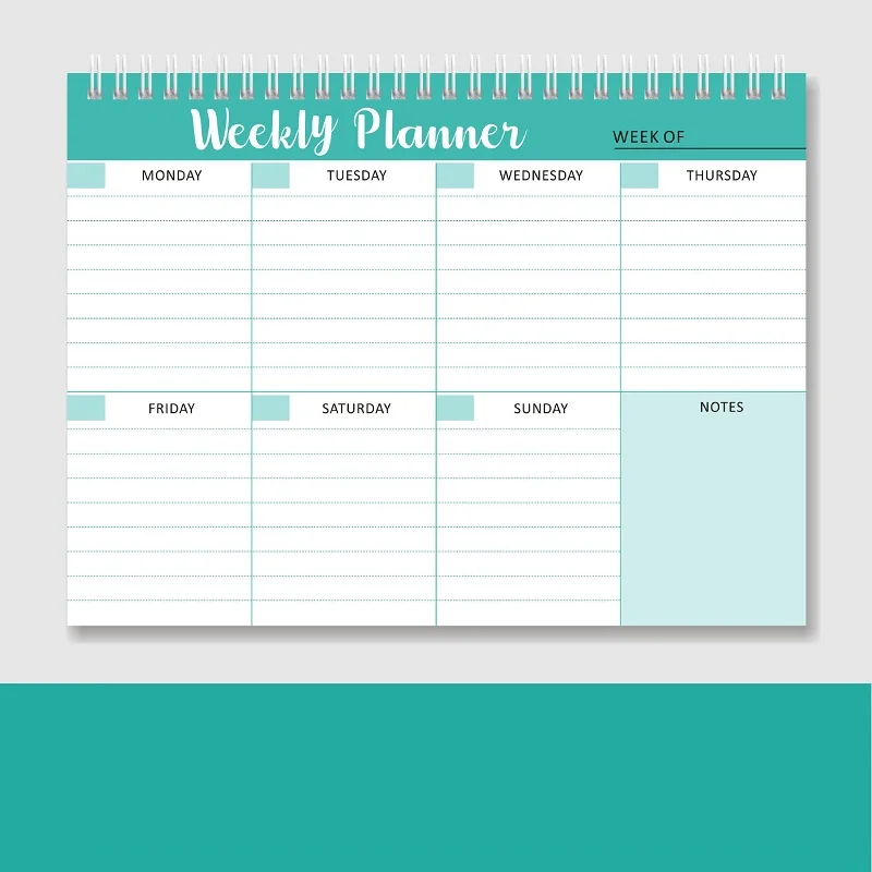 52 Sheets Weekly Planning Notepad Memo Pads Schedule Plans Notepads To Do Planner Notebook Office School Stationery