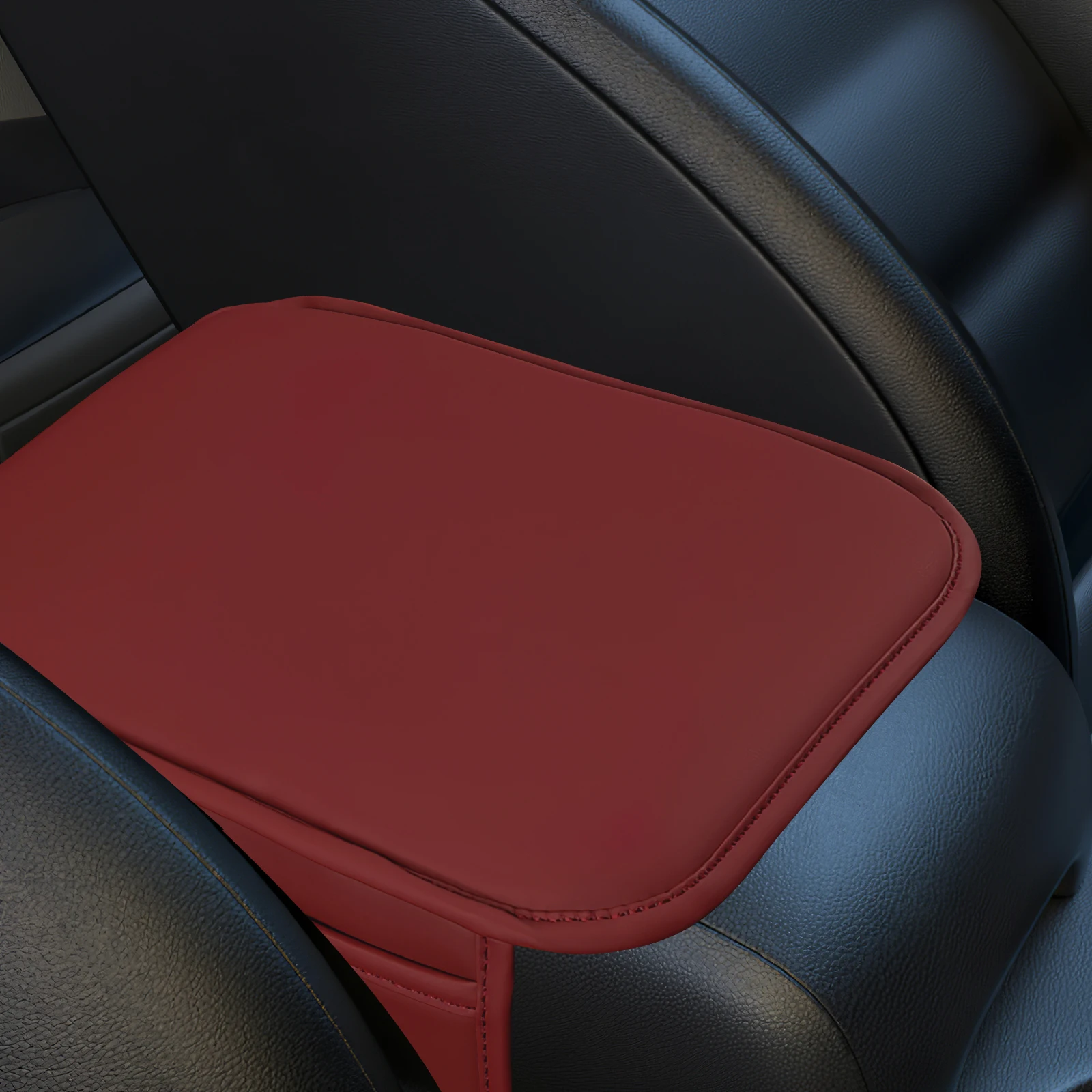 

Universal Car Center Console Armrest Pu Non-Slip Mat Stain Resistant Scratch Proof Easy Install Suv Truck Interior