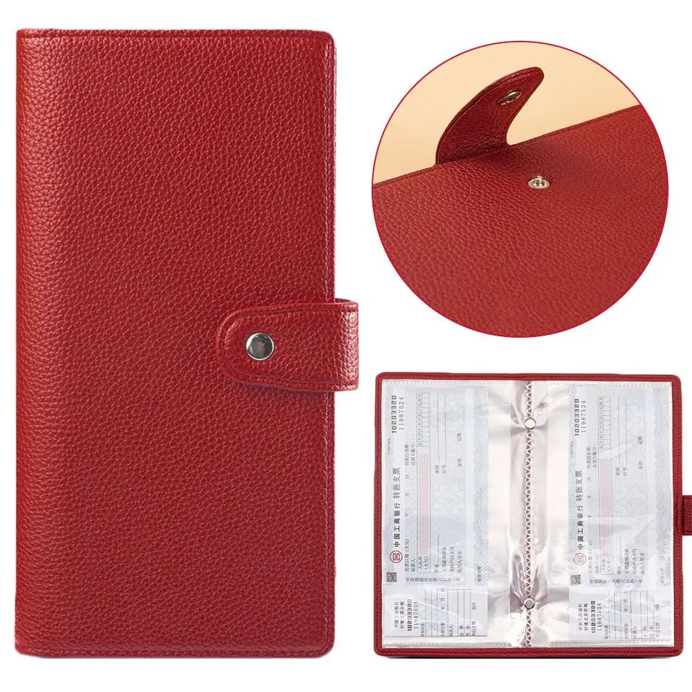 

Save Money Envelopes Money Saving Challenge Large Capacity Waterproof Money Collection Book PU Portable