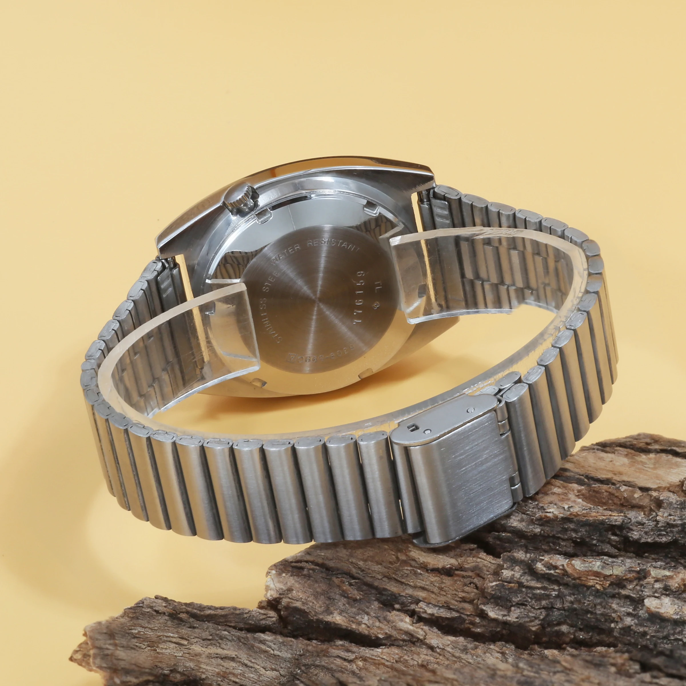 Couple Watch Bauhaus Design Sterile Stainless Steel Dial Unisex Quartz Watch