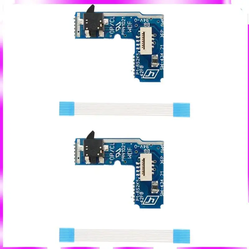 N98R 2 шт. плата переключателя питания, плата включения и выключения сброса с гибким ленточным кабелем для PS2 SCPH 70000 75000 77000 79000