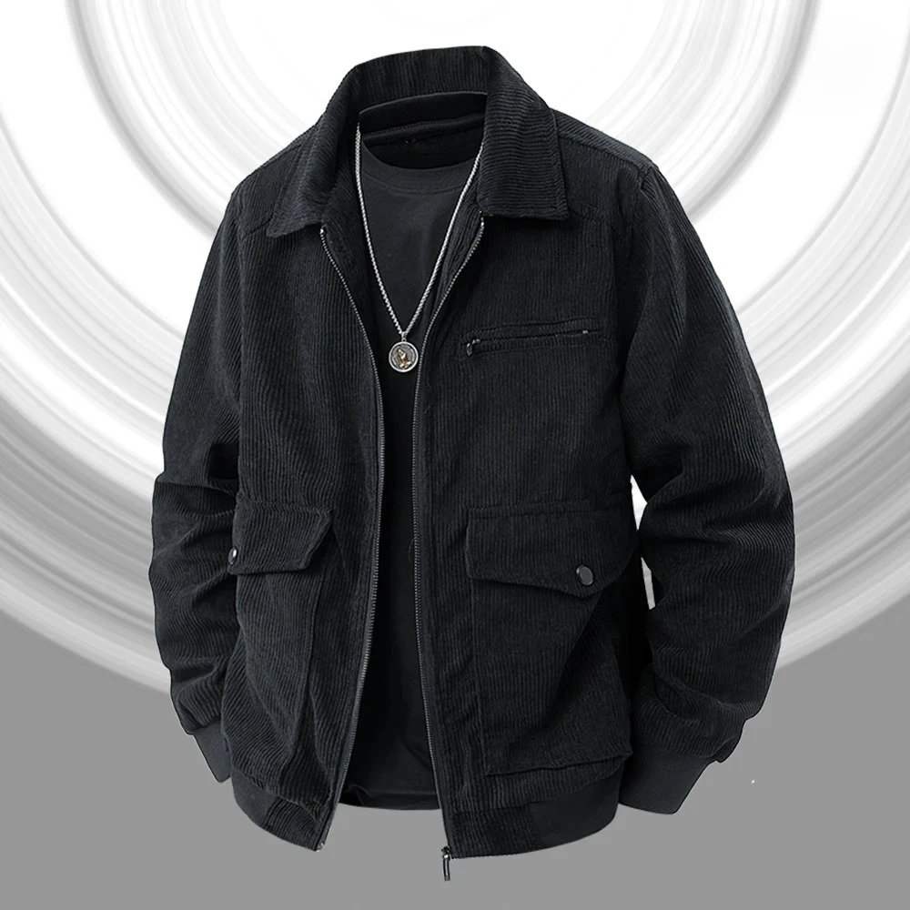 الرجال سروال قصير التلبيب سترة الأمريكية خمر ملابس العمل معطف بياقة الرجال ربيع الخريف الحد الأدنى تنوعا الرجال الأعمال القمم