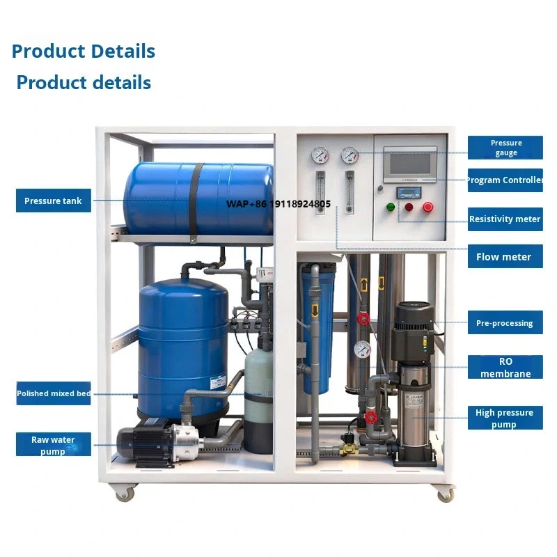 

Boat Watermaker RO Machine Seawater Desalination System Reverse Osmosis Plant Pump Industrial Commercial Use Water Water