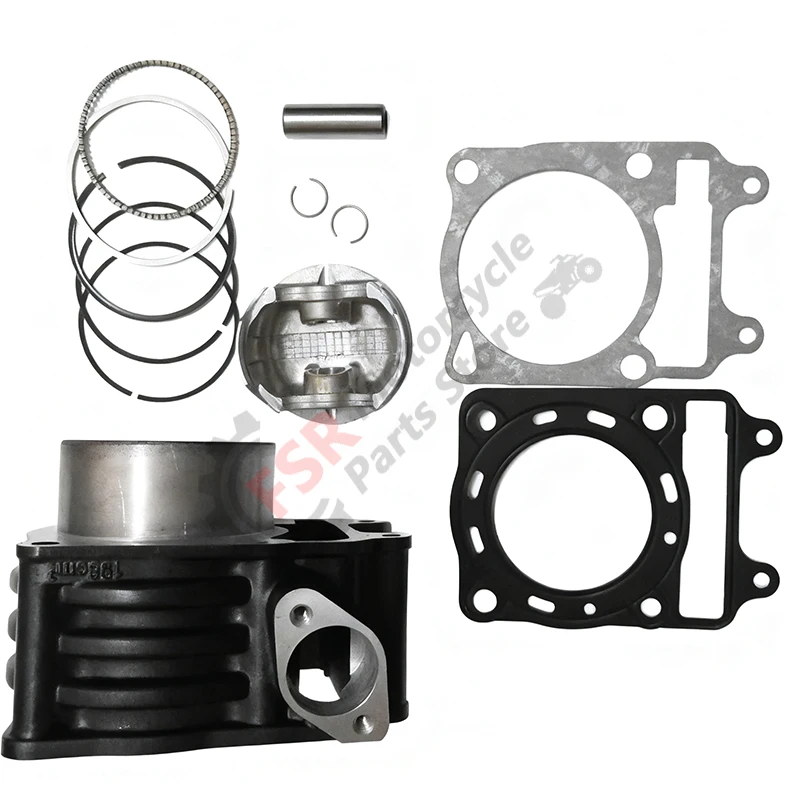 طقم حشيات مكبس الأسطوانة، يناسب LiFan 165ML-P KPT200 KPR200 KPS200 LF200-10P LF200-10L، P/N:LE0105507160000 LE0814507160000