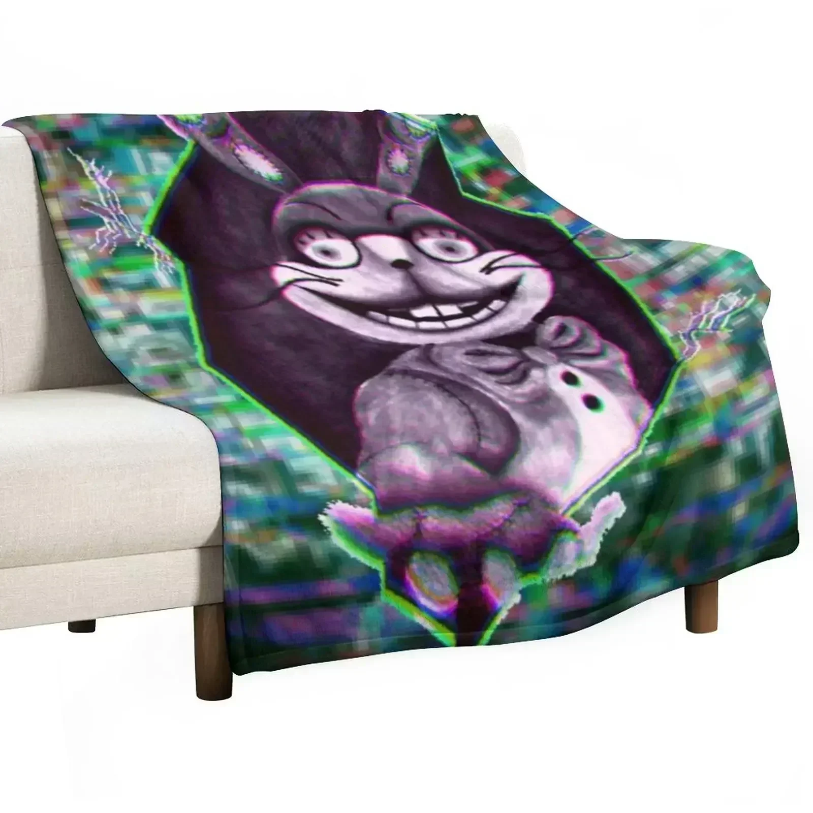 

Glitchtrap Throw Blanket Sofas Camping Blankets