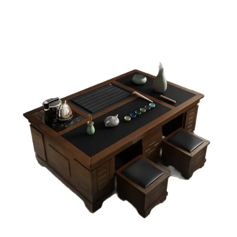 

Kung Fu tea with kettle fire stone coffee table tea set integrated living room home office tea table