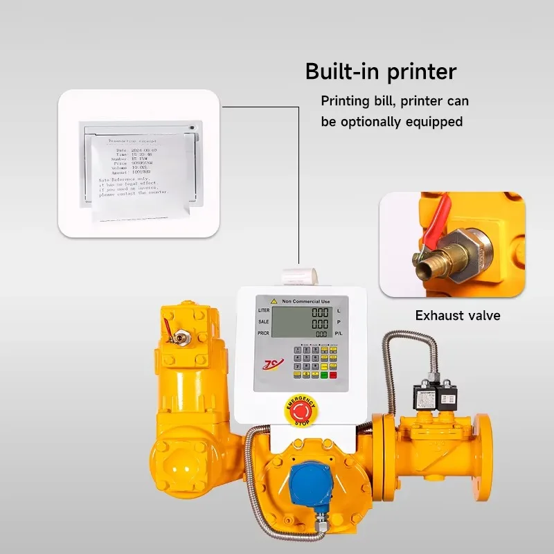 Intelligent Pre-Set Pipeline Flowmeter For Fuel Dispensers Factory Supplied Aluminium Flow Control Valve Printer Solenoid Valve