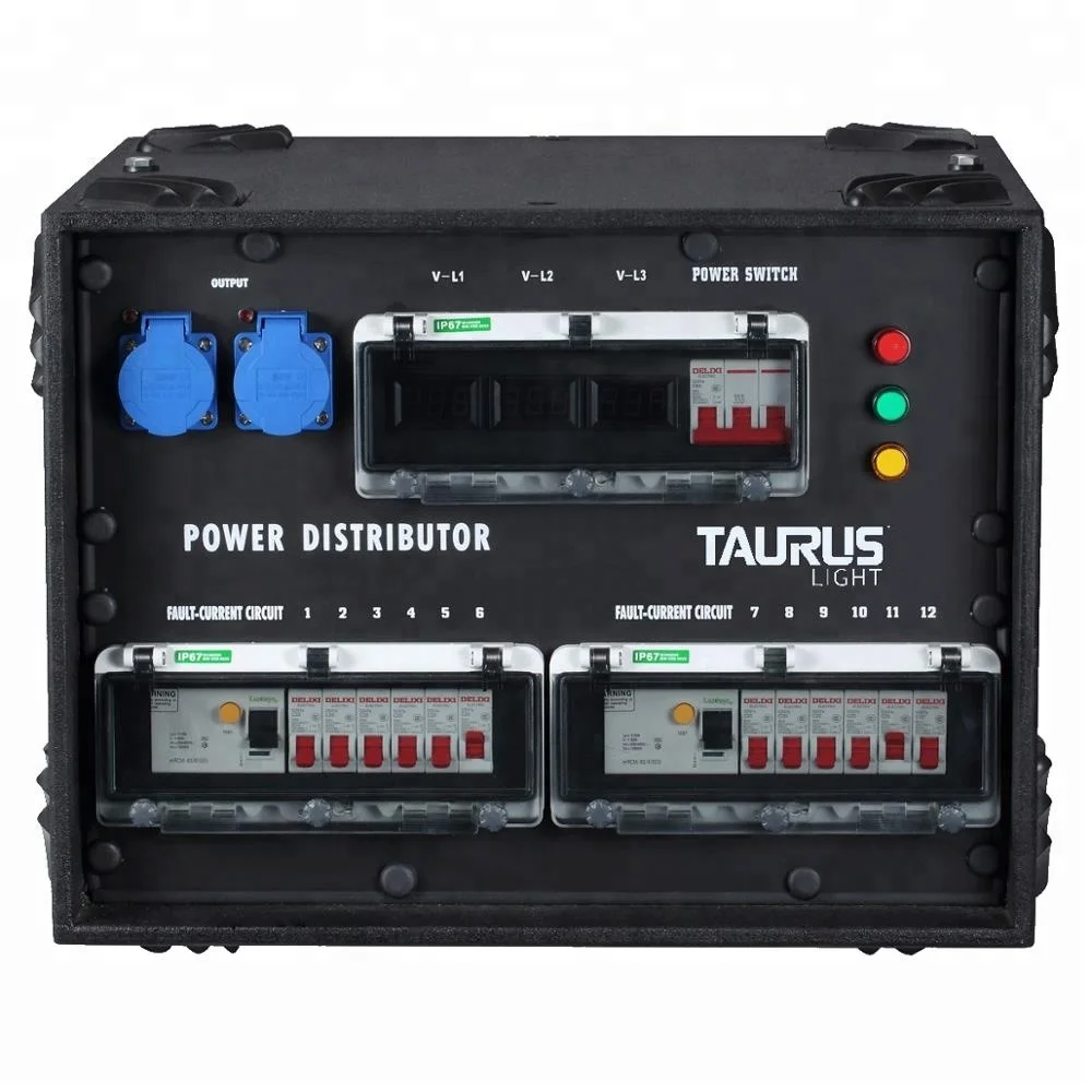 

power box 3 phase waterproof cee power rack