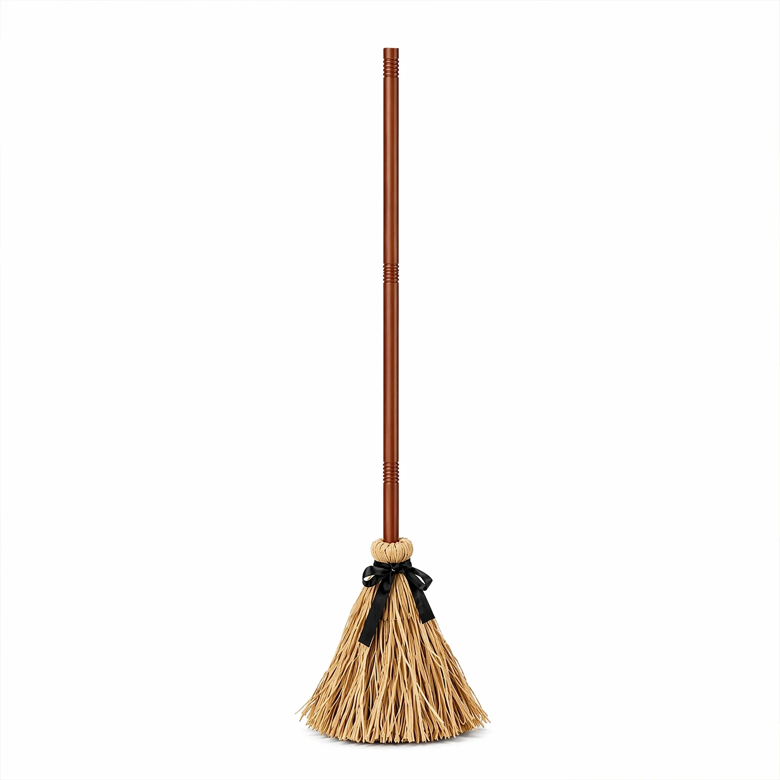 Electric Animated Floating Witch Broom 95CM Halloween Haunted House Clap Voice Control Indoor Party Decoration