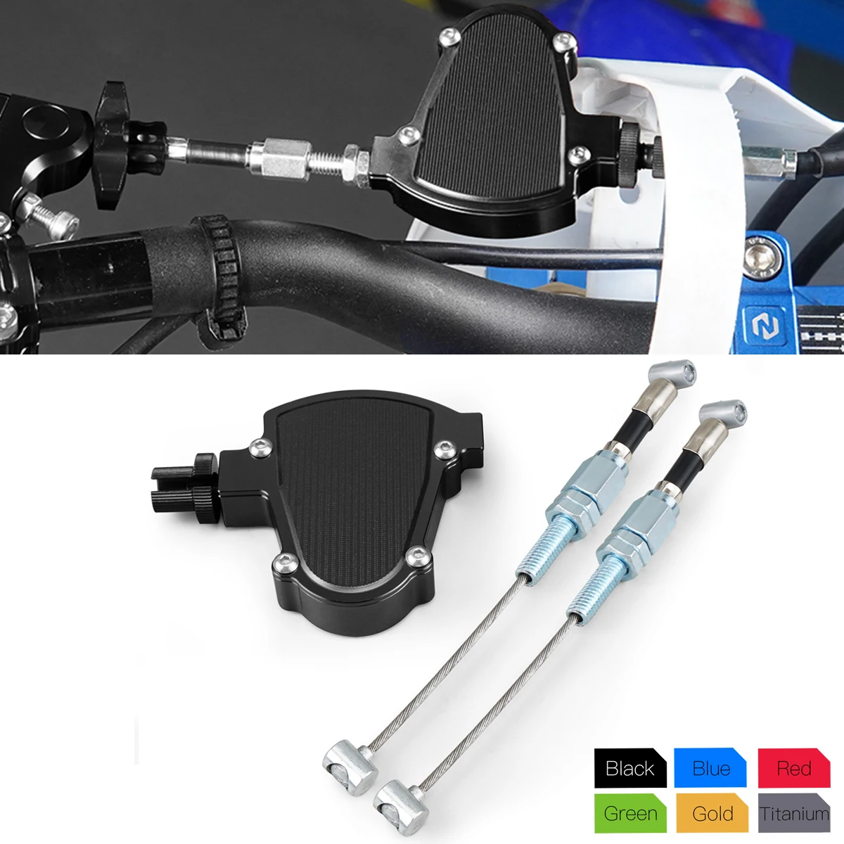 Sistema de Cable de extracción fácil para embrague de acrobacias, para Yamaha FZ-09, MT-09, Triple YZF-R6, YZF-R25, YZF-R3, Honda CBR 600RR, CB 500X, 500F