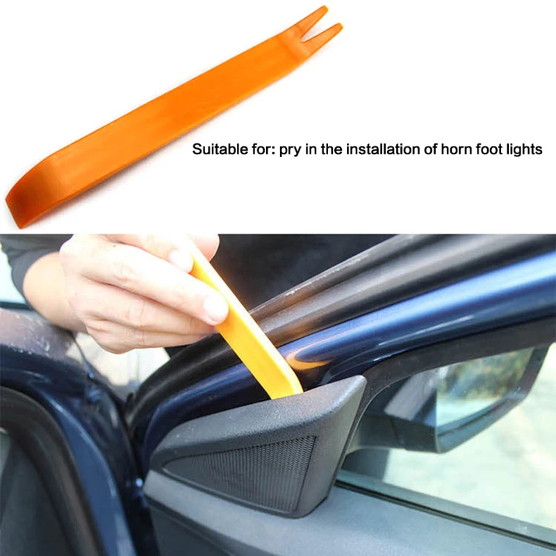 12피스 자동차 도어 클립 및 트림 제거 도구 세트 - 자동차 도어 패널, 오디오 대시보드 및 클립 설치용 4-in-1 프라이 도구