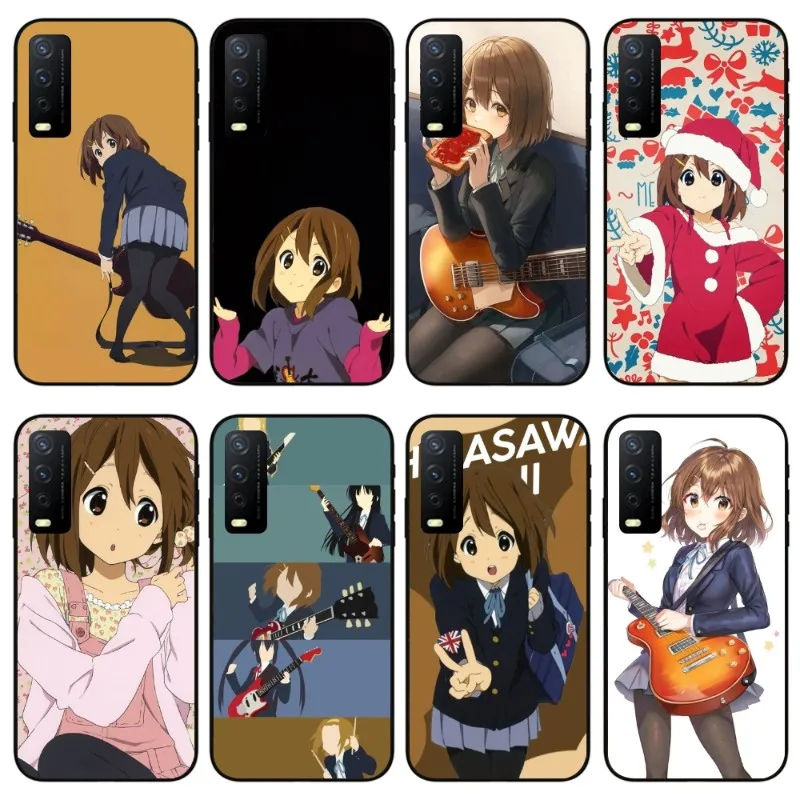 K-ON Hirasawa Yui Cell Phone Case for VIVO Y95 Y93 Y31 Y20 V19 V17 V15 Pro X60 NEX Black Soft Phone Cover Funda