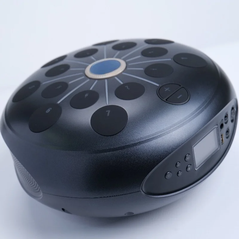 Percussion Ethereal D-key Digital Steel Tongue Drum with Bluetooth Speaker Tambourine