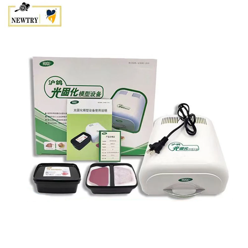 Huge Light Curing Custom Tray Material Denture Base Model Impression Tool UV Cure Machine Unit 200V Dental Tray Bonding Adhesive