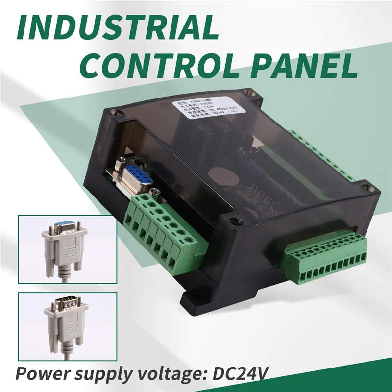 

Highly Recommended FX3U 14MR 6AD 2DA RS485 8 Input 6 Relay Output 6 Analog Input 2 Analog (0-10V) Output PLC Controller Board