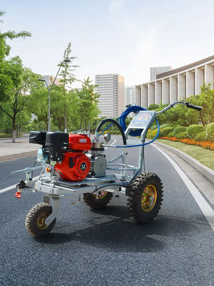 Safety Pavement Line Airless Paint Sprayer Road Line Painting Equipment Pedestrian Road Marking Machine