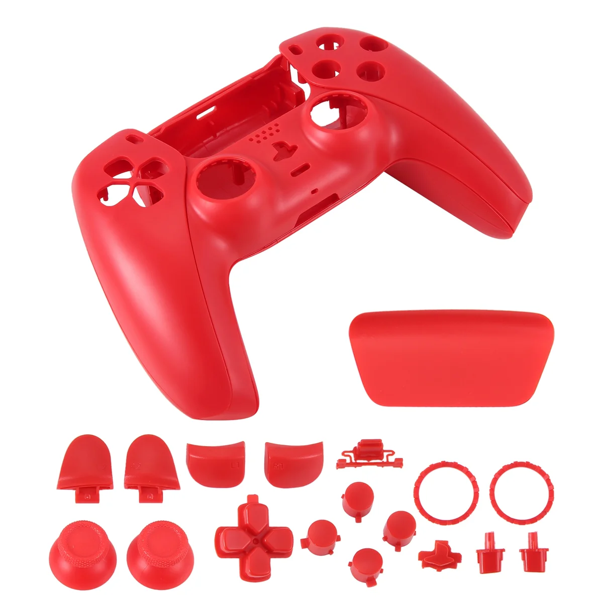 Peça de reparo para ps5 BDM-010 controlador habitação escudo controlador jogo escudo capa com botões vermelho