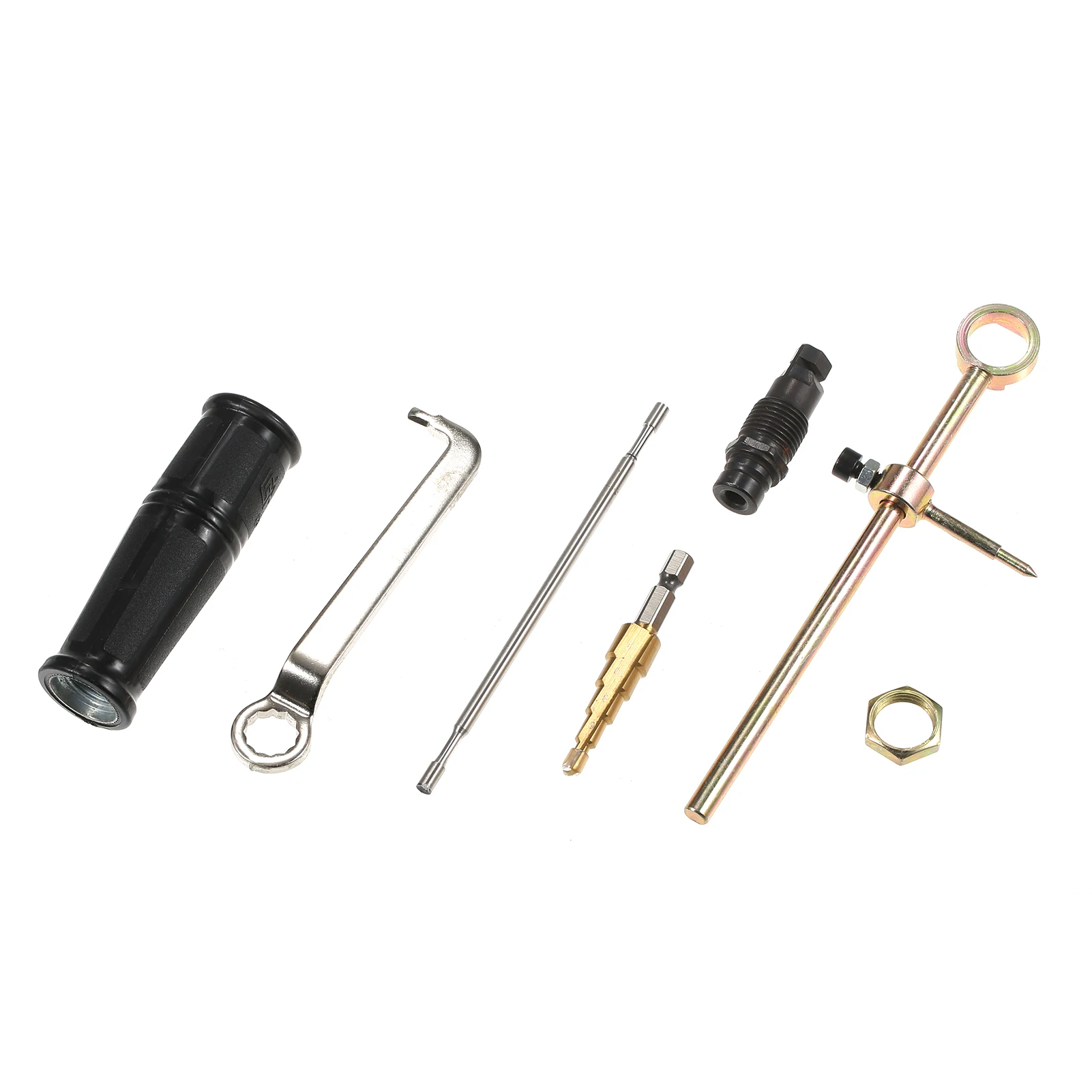 Double Tip Sheet Metal Cutting Nibbler Metal Saw Cutter 360 Degree Adjustable Drill Attachment with Punch Cutting Tools