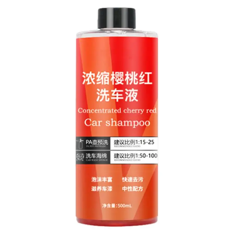 

Car Wash Shampoo 500ml Foaming Car Wash Shampoo Foaming Car Wash Exterior High Foaming Shampoo Powerful Liquid Auto For Cars