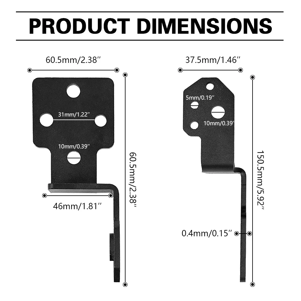 Work Lamp Holder UTV ATV A-pillar Light Mount Bracket Side Pillar LED Drving For Polaris RZR XP 900 1000 2014-2021