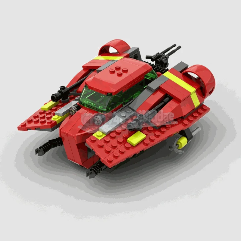 220PCS Snowspeeder Atlantis Themed Underwater Vehicle Model MOC Building Blocks DIY Creative Assembly Puzzle Toy Gifts Display