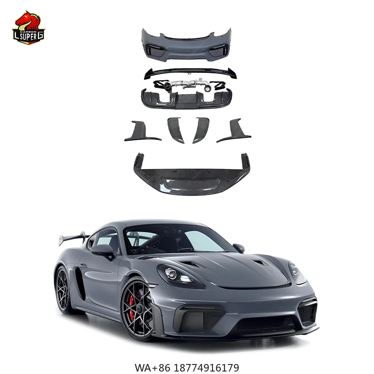 

Upgrade to GT4 RS-Style Body Kit for 718 Bodykit with Front Bumper Rear Bumper Spoiler