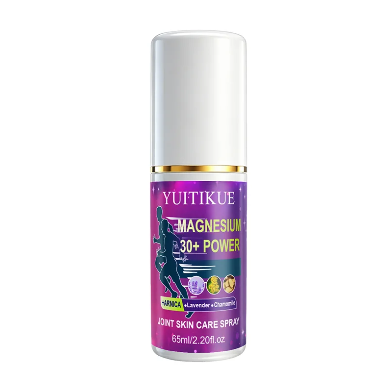 YUITIKUE Joint Skin Care Spray Magnesium 30+ Formula Arnica Lavender Chamomile Gentle Soothing Body Joint Spray 65ml
