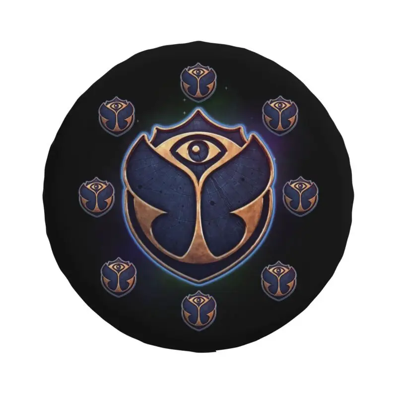 Tomorrowland Logo Spare Tire Cover for Toyota Mitsubishi Suzuki Jeep RV SUV Camper Music Festival Car Wheel Protector Covers