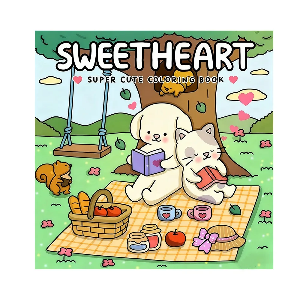 

Забавная мультяшная книжка-раскраска, обучающая книга для снятия стресса, каракули, книга для рисования, подарок, игрушка Монтессори для рисования для взрослых и подростков