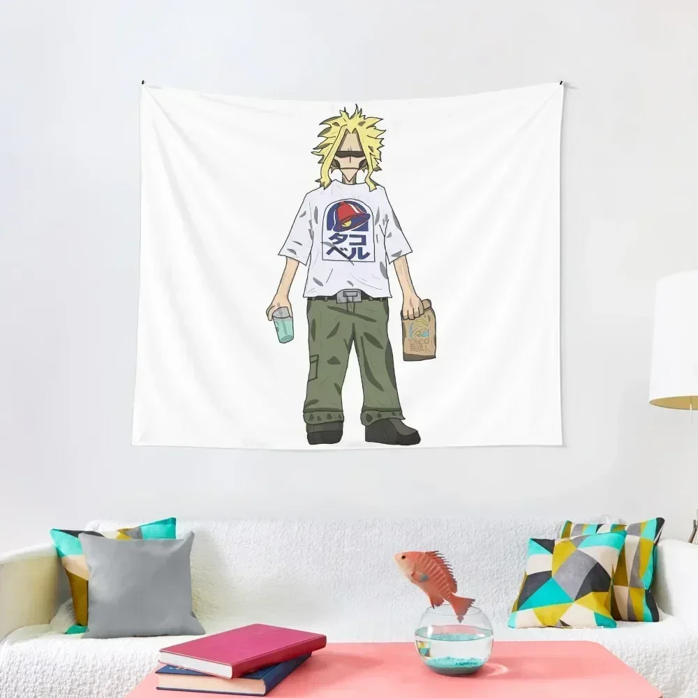 Taco Bell All Might (True Form) Tapestry Decor For Bedroom Aesthetic Home Decor Tapestry