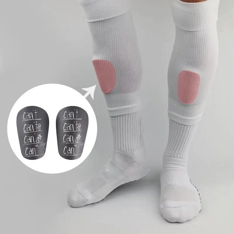 

1Pair Mini Football Shin Pad Wear-resistant Shock Absorbing Leg Protector Lightweight Portable Soccer Training Leg Protectors